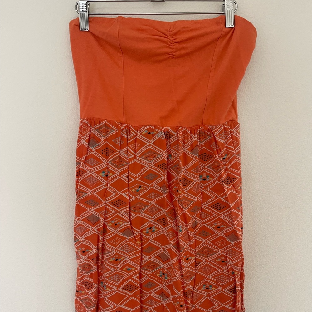 Strapless Roxy dress. Super soft. Lightly worn.